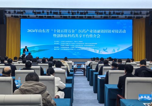 2024年山东省“十链百群万企”医药产业链融链固链对接活动暨创新原料药共享平台推介会 在东营成功举办
